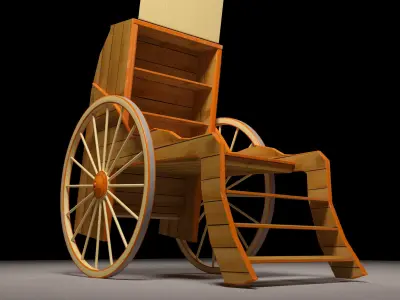Snake Oil Cart Free 3D model