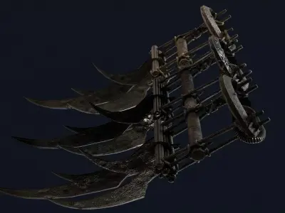 Maniac Modular Claws Low-poly 3D model