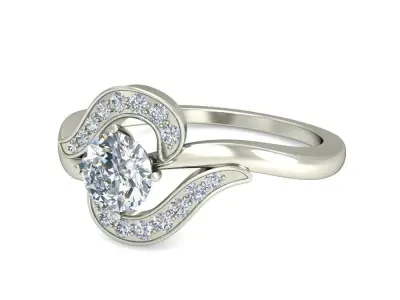 Wedding Ring  3D print model 148