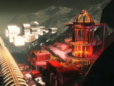 Modular Beam Low-poly 3D model