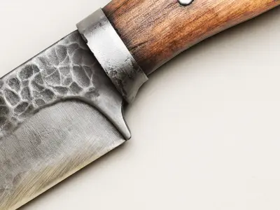 Hunting Knife Low-poly 3D model 10