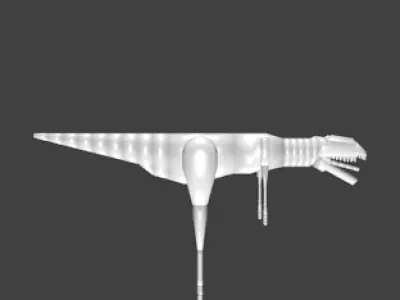 Dilophosaurus Male STL 3D model