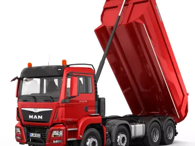 DUMP TRUCK TGS M 3D model
