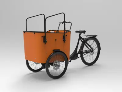Vogue Superior Deluxe Cargo Bike 3D model