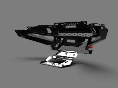 Toyota 4Runner Front Bumper Proline 3D model