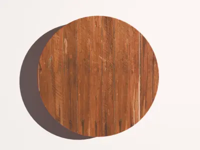 Chabu Table Low-poly 3D model