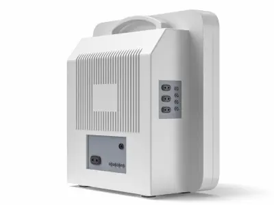 ECG Monitor 3D model