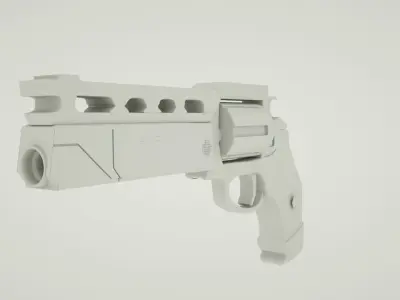 - Destiny 2 Hand Cannon - 3D model