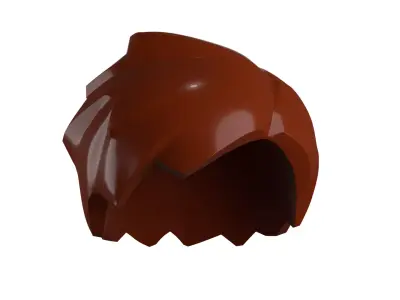 Custom3Dprint Minifigure Accessory - Minifigure Hair S2 - 047 3D print model