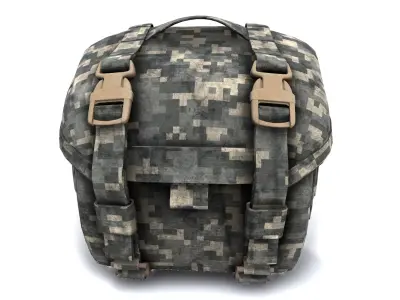 Military Pouch Pack Vol 2 3D model