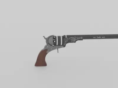 Colt Revolver Free 3D model