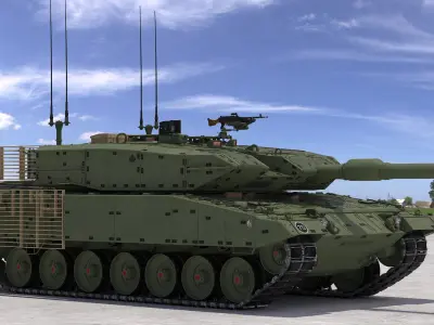 Leopard 2A4M CAN 3D model