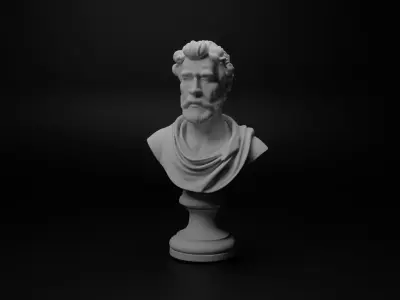 Italian Condottieri Bust Chess 3D print model order