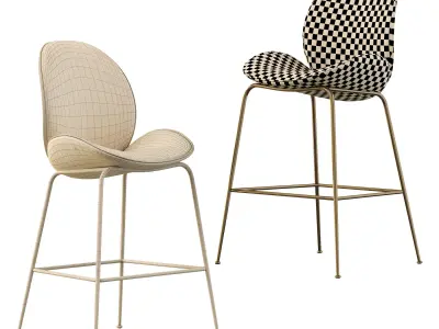 Astor Barstool 3D model