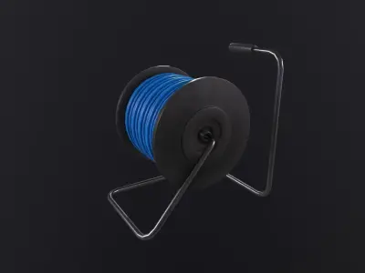 Extension Cable 3D Model Low-poly 3D model