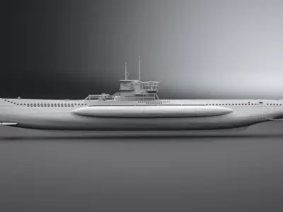 Uboat Scale model 3D print model