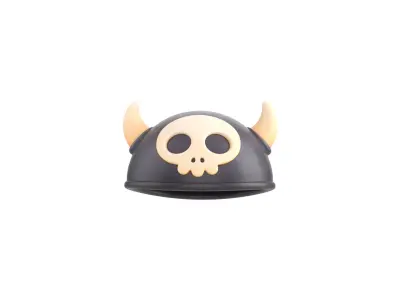 Prop251 Skull Helmet 3D model