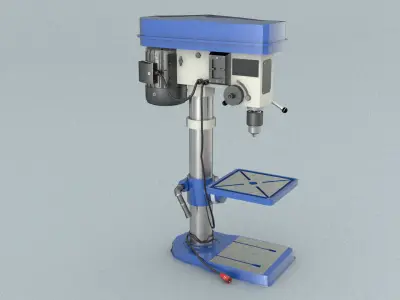 laos Vertical Drill Low-poly 3D model