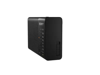 Portable Radio Low-poly 3D model