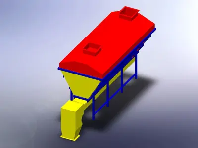 RECEIVING HOPPER Free 3D model