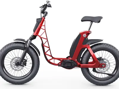 Electric Bicycle 3D model buy