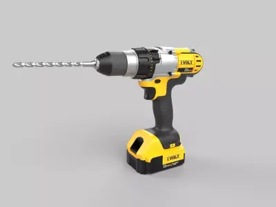 Dewalt Drill 3D model buy