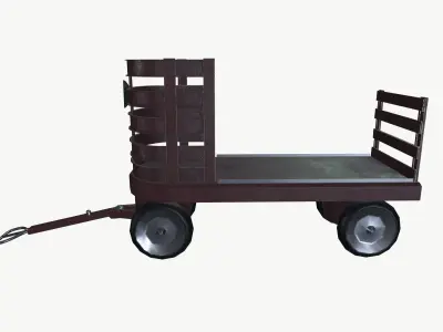 Trolley 3D model purchase