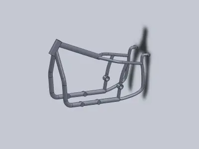 Dnepr motorcycle Free 3D model