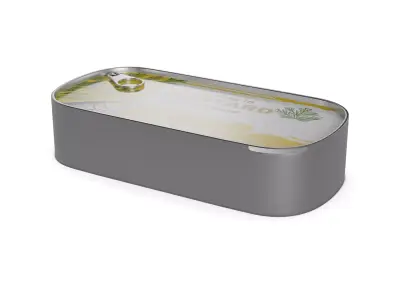 Herrings and herring products Herring in Mustard Dill Sauce Low-poly 3D model