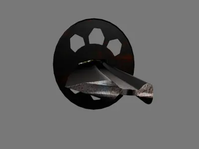broken sword Low-poly 3D model purchase