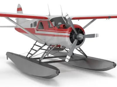 Seaplane 3D model buy
