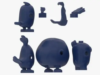 Lego Birds 3D model
