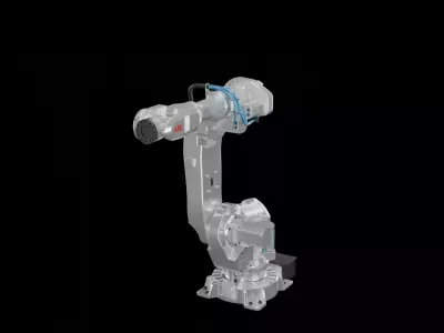 ABB IRB 6640 Industrial Robotic Arm 3D model