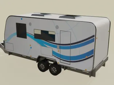 Caravan Australia Style 3D model