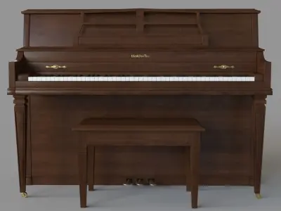 Baldwin Vintage Piano 3D model