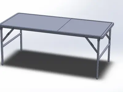 Industrial Folding Mini Coffee Table  3D model