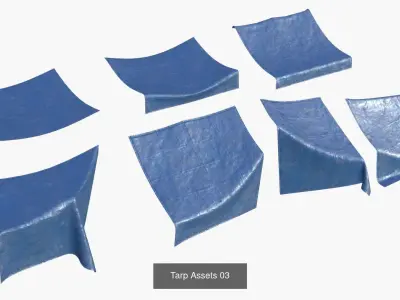 Tarp Assets Collection 3D Model Pack