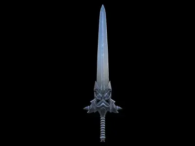 Fantazy Sword  Low-poly 3D model