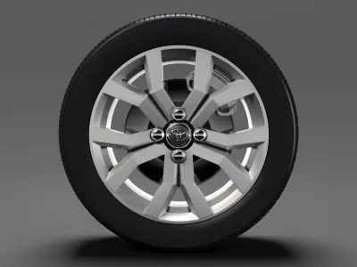 Toyota Tank wheel 2017 3D model