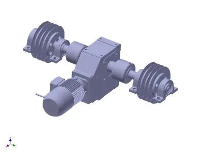 MOTOR HANGER EMS UP-DOWN 3D model