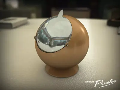 Smokny Ball Ashtray 1970 3D model