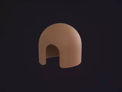 Mud Hut 3D model