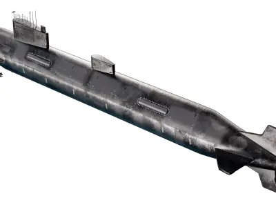 Paltus-Class Special Purpose Submarine 3D model