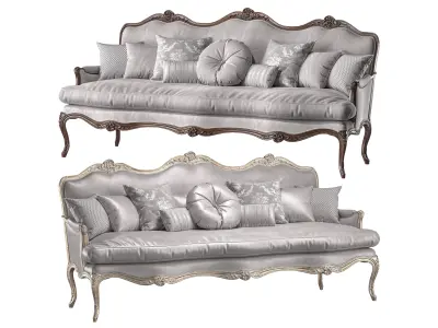 antique louis sofa art 245 3D model