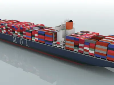 Mol Confort Container Ship 3D model
