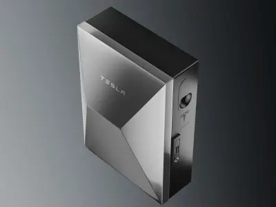 Cyberpunk - 3D Model of Tesla Charging Box  3D model