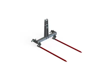 WG 1028 - Bale forks 3D model