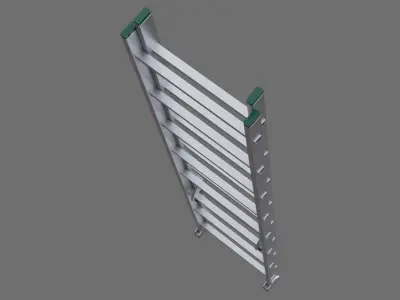 Ladder 1A Low-poly 3D model