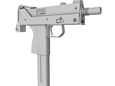 Gun 3D Model pistol 3D model