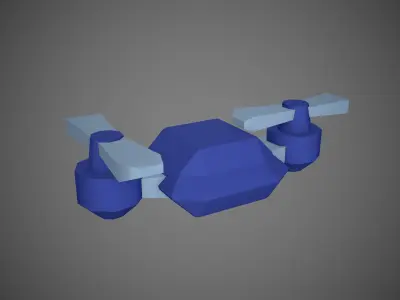Drone LVL 1-3 - Game Ready - Hyper Casual Free low-poly 3D model